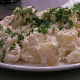 Potato Salad 2, serve warm or cold.