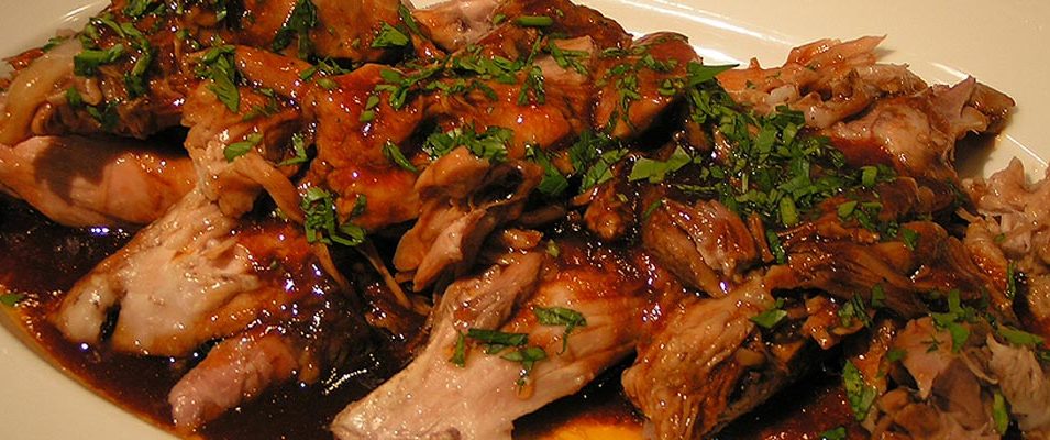 long simmered pork leg