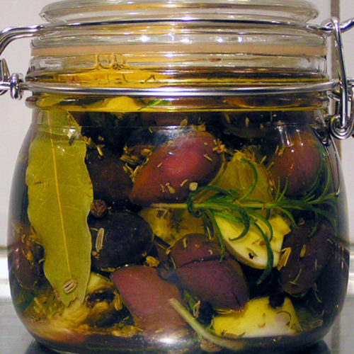 marinated olives