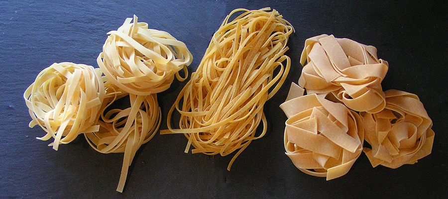 Tagliatelle Tagliolini Pappardelle