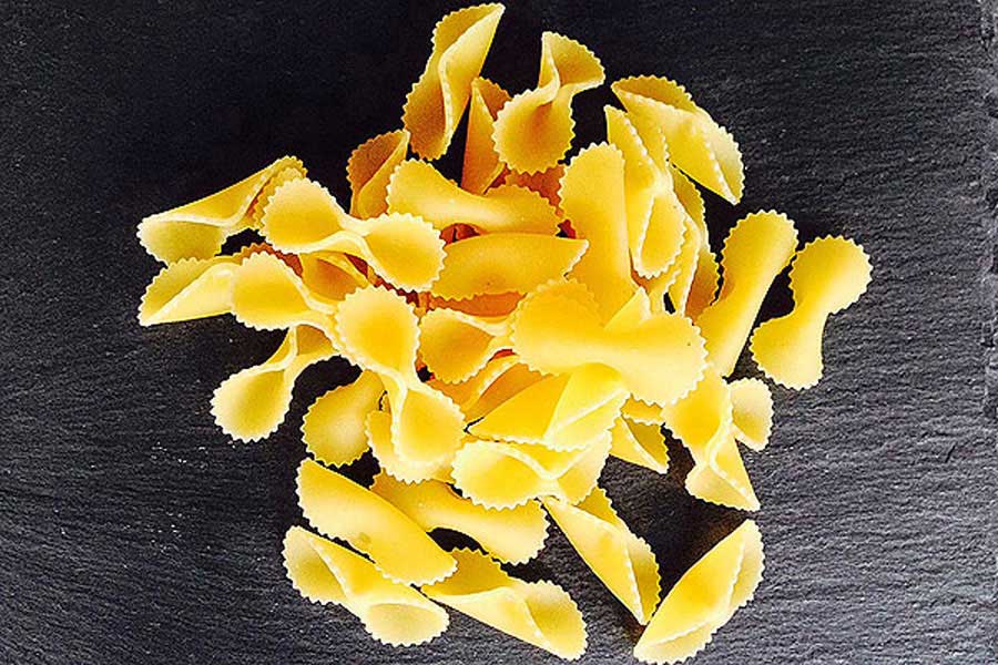 farfalle rotund pasta tripolini pasta