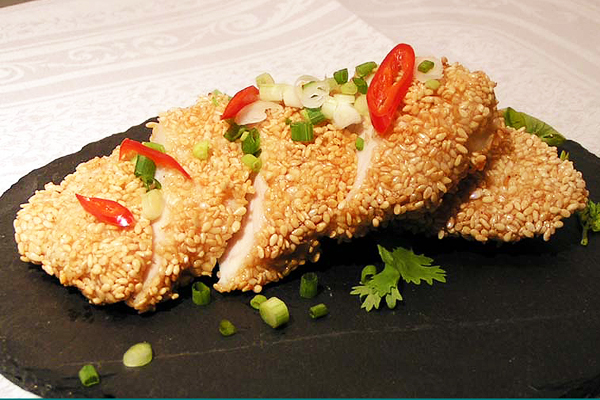 Sesame Crusted Chicken Breasts