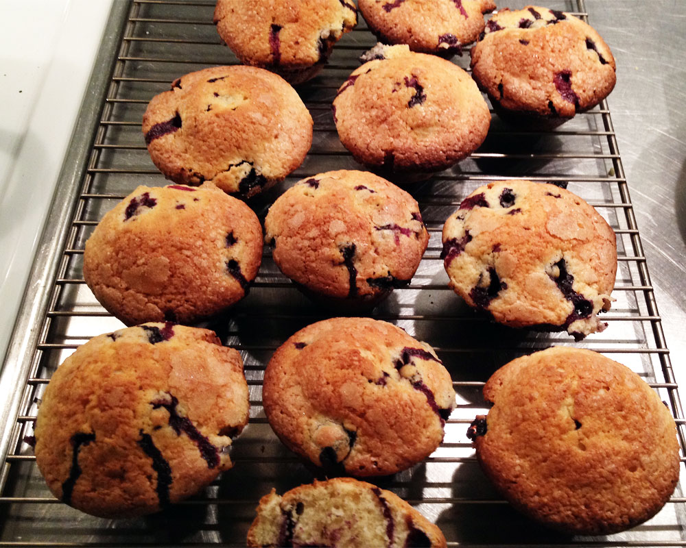 Blueberry or Raspberry Muffins