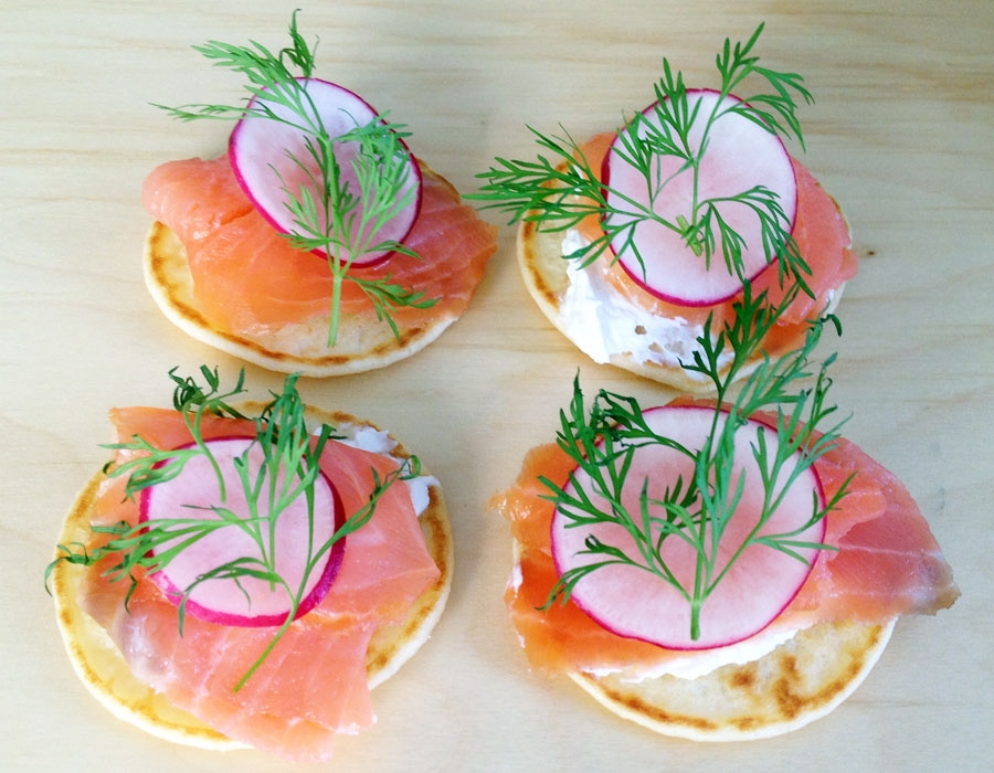 Salmon Canapes 1